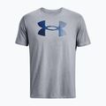 Чоловіча футболка Under Armour з великим логотипом Fill steel light heather/black/royal 5