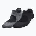 Шкарпетки для тренувань жіночі Under Armour Breathe Balance black/pitch gray/jet gray