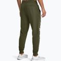 Штани тренувальні чоловічі Under Armour Rival Fleece Graphic Joggers marine od green/white 3