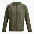 Кофта чоловіча Under Armour Rival Fleece FZ Hoodie marine dd green/white 5