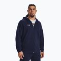 Чоловічий тренувальний світшот Under Armour Rival Fleece FZ темно-синій/білий