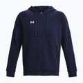 Чоловічий тренувальний світшот Under Armour Rival Fleece FZ темно-синій/білий 5