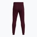 Штани тренувальні чоловічі Under Armour Rival Fleece Joggers dark maroon/white 5