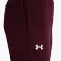 Штани тренувальні чоловічі Under Armour Rival Fleece Joggers dark maroon/white 6