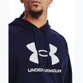 Кофта чоловіча Under Armour Rival Fleece Logo HD midnight navy/white 4