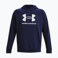 Кофта чоловіча Under Armour Rival Fleece Logo HD midnight navy/white 5