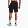 Чоловічі тренувальні шорти Under Armour Rival Fleece чорний/білий 2