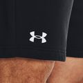 Чоловічі тренувальні шорти Under Armour Rival Fleece чорний/білий 3