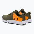 Чоловічі тренувальні кросівки Under Armour Charged Engage 2 із зеленого/помаранчевого/чорного кольору 3