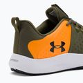 Чоловічі тренувальні кросівки Under Armour Charged Engage 2 із зеленого/помаранчевого/чорного кольору 9