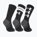 Шкарпетки для тренувань Under Armour Perf Tech Nov Crew 3P black/black/white 2