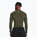 Лонгслів тренувальний чоловічий Under Armour Ua HG Armour Comp LS marine od green/white 2