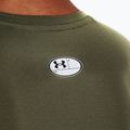 Лонгслів тренувальний чоловічий Under Armour Ua HG Armour Comp LS marine od green/white 3