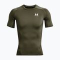 Футболка тренувальна чоловіча Under Armour HG Armour Comp SS marine od green/white 4