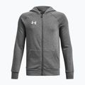Кофта дитяча Under Armour Rival Fleece FZ Hoodie grey