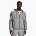 Кофта чоловіча Under Armour Rival Fleece FZ Hoodie castlerock light heather/white