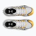 Черевики баскетбольні Under Armour Spawn 6 white/black/metallic gold 11