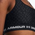 Бюстгальтер фітнес Under Armour Crossback Mid Print black/castlerock/white 3