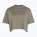 Футболка для тренувань жіноча Under Armour Campus Boxy Crop taupe dusk/black 4