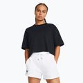 Футболка для тренувань жіноча Under Armour Campus Boxy Crop black/white