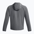 Куртка чоловіча Under Armour Stretch Woven Windbreaker pitch gray/black 5