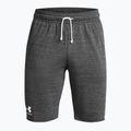 Шорти для тренувань чоловічі Under Armour Rival Terry castlerock light heather/onyx white 5