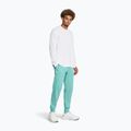 Штани чоловічі Under Armour Rival Fleece Joggers radial turquoise/white 2