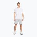 Шорти для тренувань чоловічі Under Armour Rival Fleece mod gray light heather/white 2