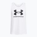 Топ чоловічий Under Armour Sportstyle Logo white/black 3