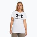 Футболка жіноча Under Armour Rival Logo white/black