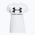 Футболка жіноча Under Armour Rival Logo white/black 3