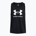 Топ чоловічий Under Armour Sportstyle Logo black/white 3