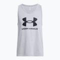 Топ чоловічий Under Armour Sportstyle Logo steel light heather/black 3