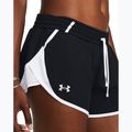 Шорти для бігу жіночі Under Armour Fly By 3" black / white / reflective 4