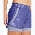 Шорти для тренувань жіночі Under Armour Play Up 2-In-1 starlight/celeste/celeste 4