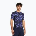 Футболка для тренувань чоловіча Under Armour HG Armour Printed starlight/white