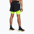 Шорти чоловічі Under Armour Peak Woven 2in1 black/high vis yellow/high vis yellow 3