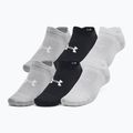 Шкарпетки для тренувань Under Armour Essential No Show 6 Pack black/black/halo gray