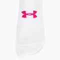 Шкарпетки для тренувань жіночі Under Armour Essential Nv Mid Crew 3P white/white/astro pink 3