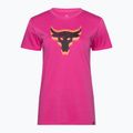 Футболка для тренувань жіноча Under Armour Project Underground Core T astro pink/black