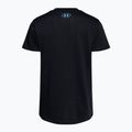 Футболка для тренувань жіноча Under Armour Project Underground Core T black/viral blue 2