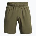 Шорти для тренувань чоловічі Under Armour Tech Woven Wordmark marine od green/black
