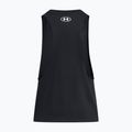 Жіноча тренувальна майка Under Armour Project Rock Neon Flame Tank чорна/чорна 4