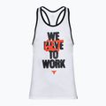 Майка для тренувань чоловіча Under Armour Project Rock Get To Work Tank white/black/phoenix fire