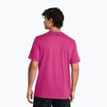 Футболка для тренувань чоловіча Under Armour Project Rock Payoff Graphic astro pink/downpour gray 2