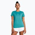 Футболка для тренувань жіноча Under Armour Tech BL HD circuit teal/coastal teal