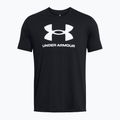 Футболка чоловіча Under Armour Sportstyle Logo Update black/white 3