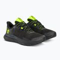 Черевики для бігу чоловічі Under Armour Hovr Turbulence 2 black/black/high vis yellow 4