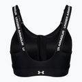 Бюстгальтер фітнес Under Armour Infinity High Zip 2.0 black/white 2