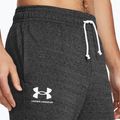 Штани чоловічі Under Armour Rival Terry Jogger castlerock light heather/onyx white 4
